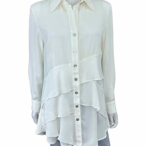 FINLEY RUFFLE TOP - SIZE XL